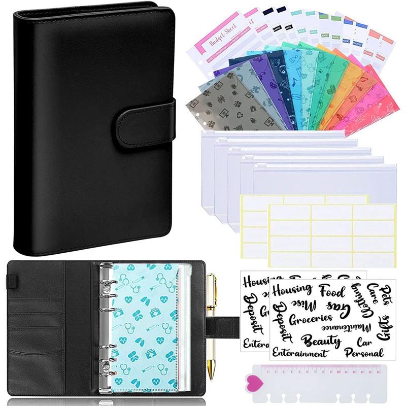 

Gift Wrap Cash Budget Envelope Set, Binder,Used For Budgeting,A6 Binder Envelope, Used Saving Money Banknote Manager A