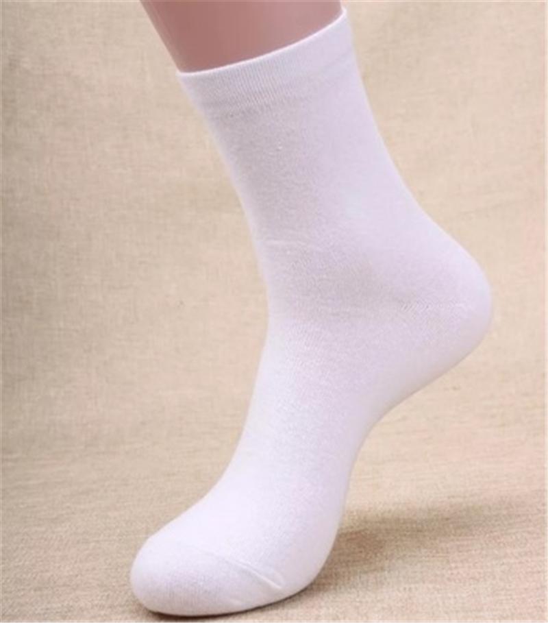 

Mens Middle Tube Socks Fashion Trend Solid Color Sports Stretch Business Sockes Designer Winter Male Simplicity Casual Mid Length Warm Sock, Black