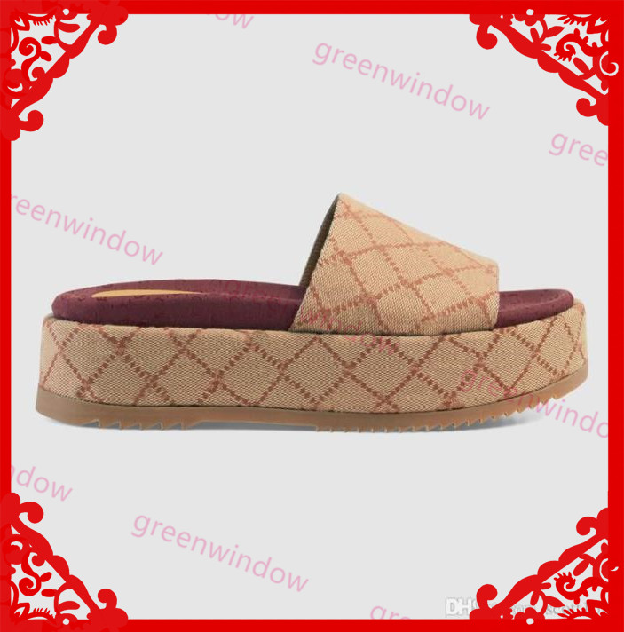 

Fashion Platform Slippers Women Scuffs Flat Sandals Designer Sliders Sandals Luxury Designers Shoes Thong Sandalias Wedges Slide Flip Flops, As pic