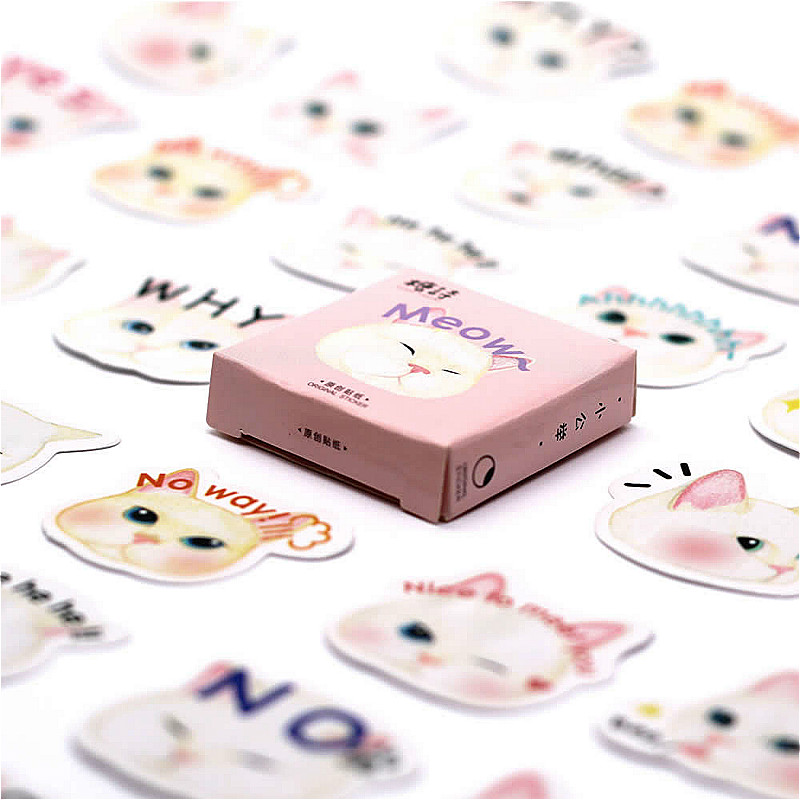 

3Pieces/Lot 1PCS New Cartoon White Cat Washi Tape Practical Planner Stickers Decorative Stationery Tape Masking Tape Adhesive 2016