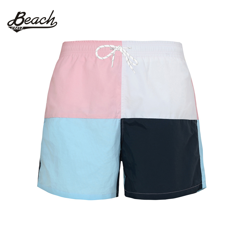 

Board Shorts Couples Beach Surfing Liner Swimwear Fitness Bodybuilding Swimming Trunks Geometric Mens Bathing Suit Men New