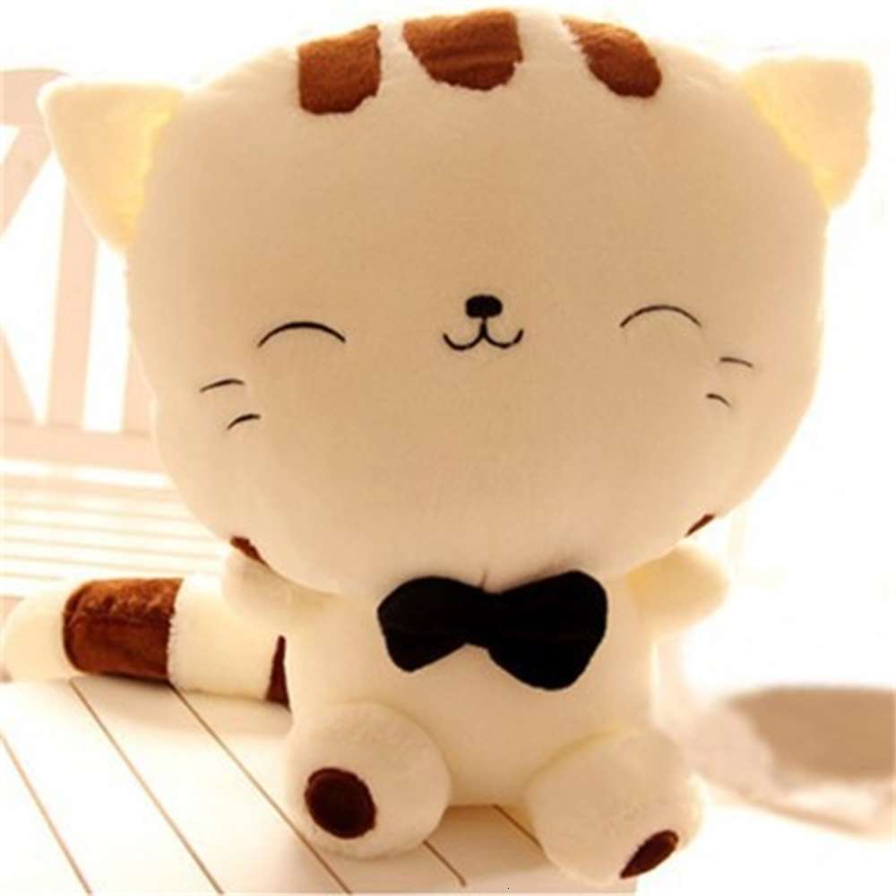 

Big face cat plush toy doll pillow activity gift children's toys, Blue
