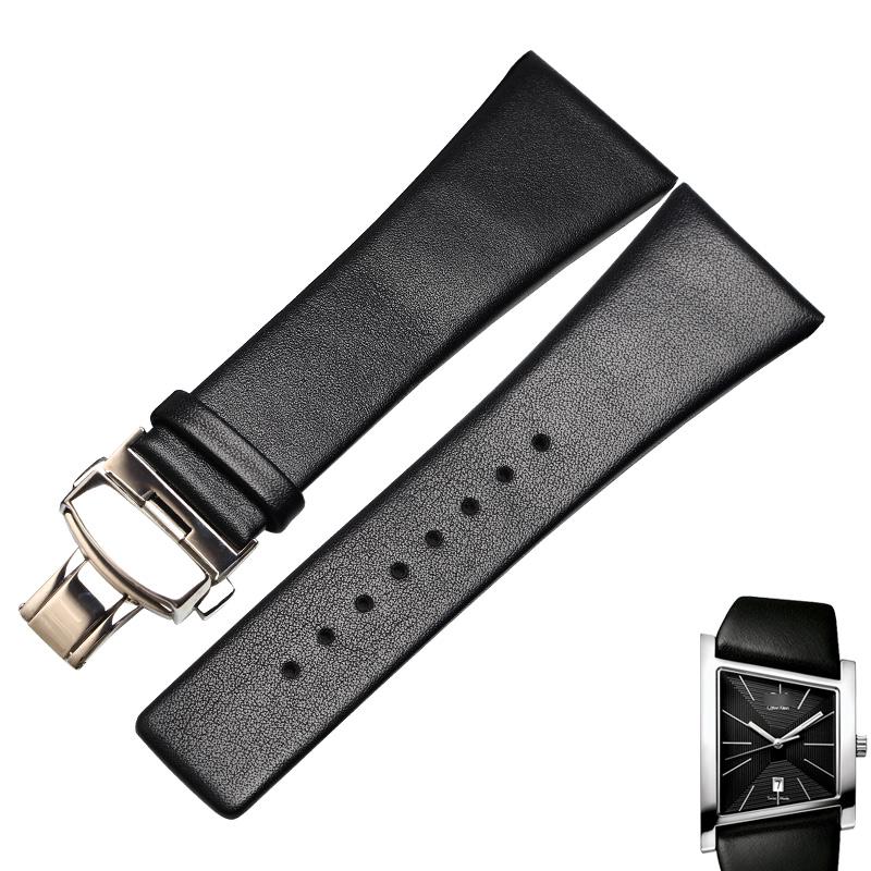 

Watch Bands WENTULA Watchbands For K0Q21107/K0Q21120 KOQ211 Calf-leather Band Cow Leather Genuine Strap