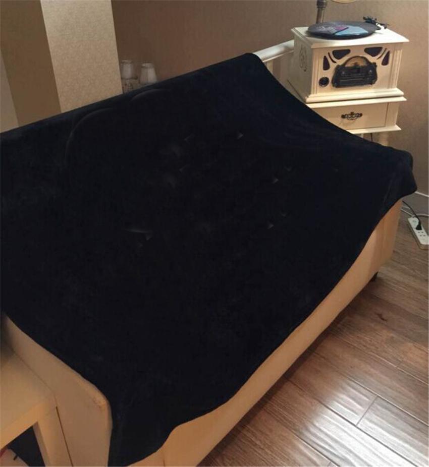 

HOT Black Throw Flannel Fleece Blankets 2size-  150x200cm No Dust Bag C Style Logo for Travel Home Office Nap Blanket 2021