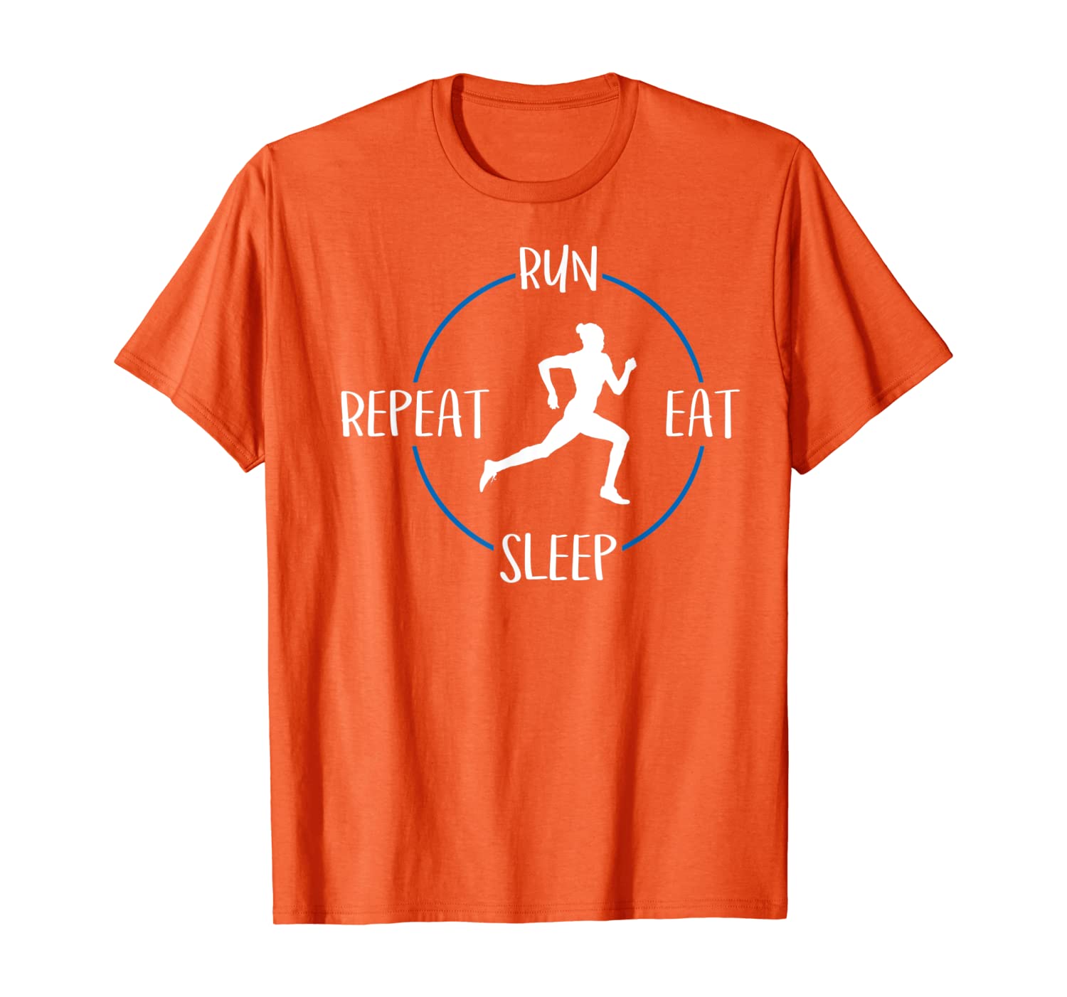 

Run Eat Sleep Repeat Gift For Runners Joggers T-Shirt, White;black