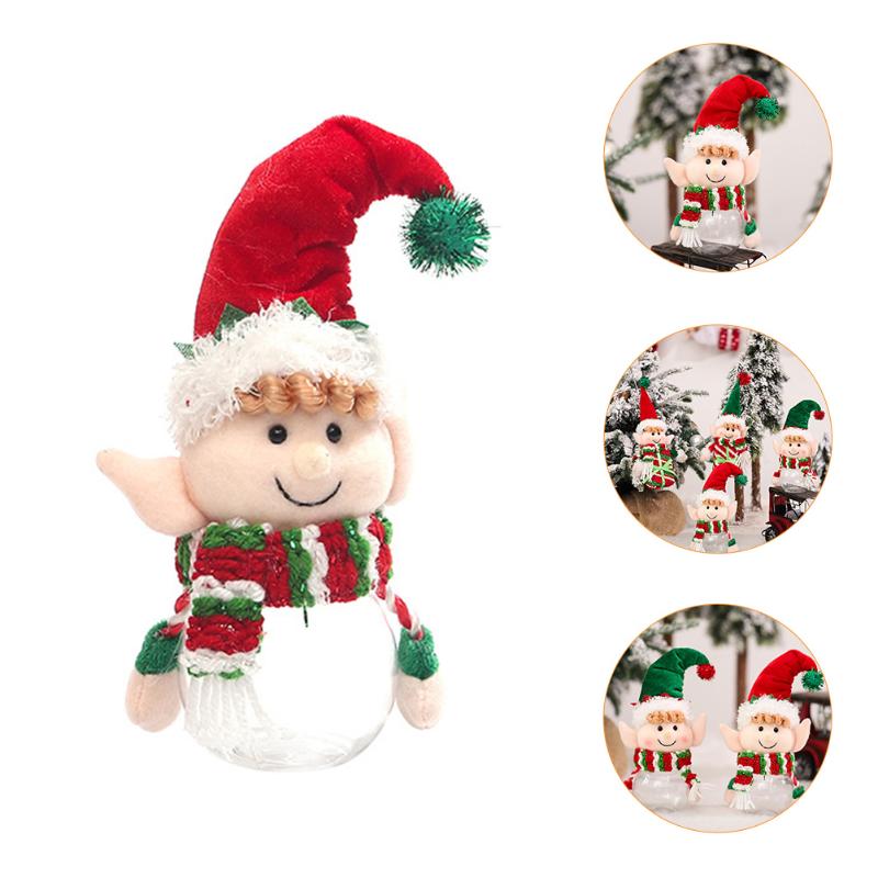 

Christmas Decorations 1pc Xmas Candy Containers Lovely Jars Ornaments