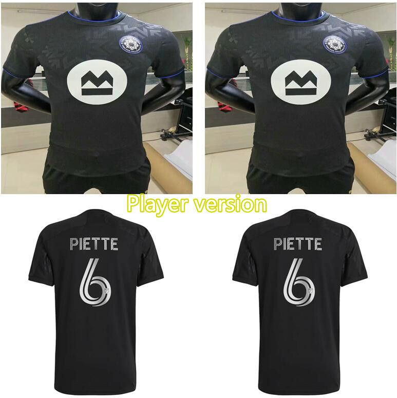 

2021 2022 Montreal Impact SOCCER JERSEYS Player Version PIETTE QUIOTO BINKS jersey MIHAILOVIC WANYAMA football shirt maillot GFCHJGK, Black;yellow
