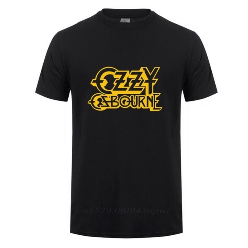 

Summer Ozzy Osbourne T Shirts Printed Men Brand Hip Hop Short Sleeve T-shirt Custom Punk Rock Tshirt 210707, As the picture