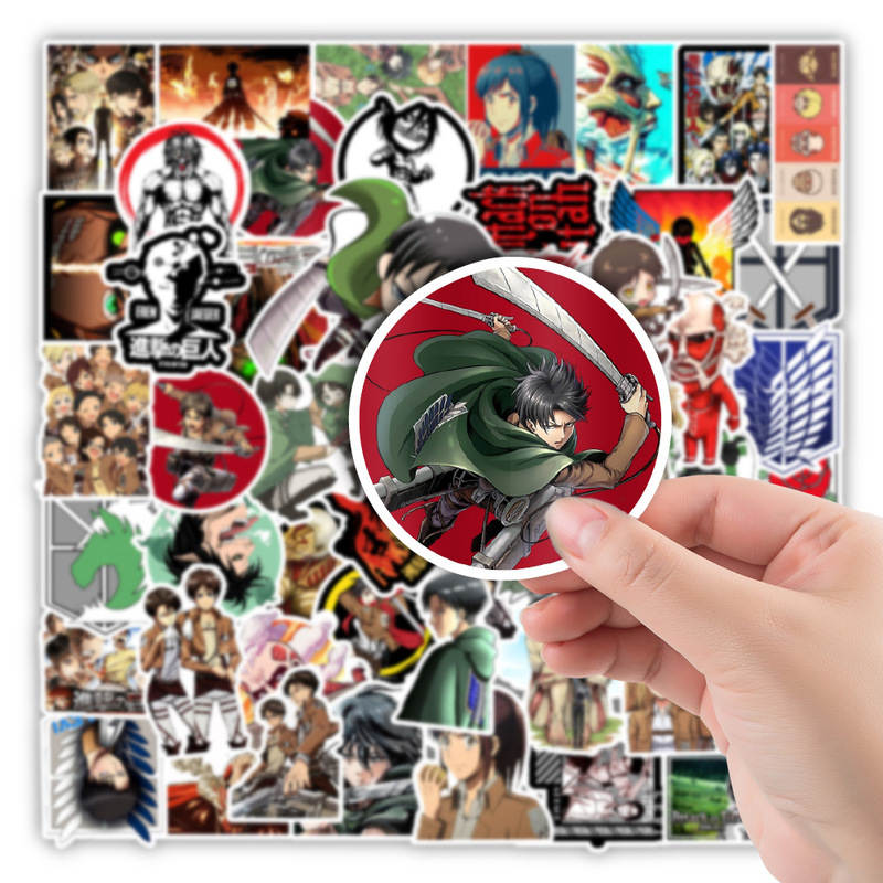 

Attack on Giant Graffiti 50 printed stickers high-quality waterproof repeatable