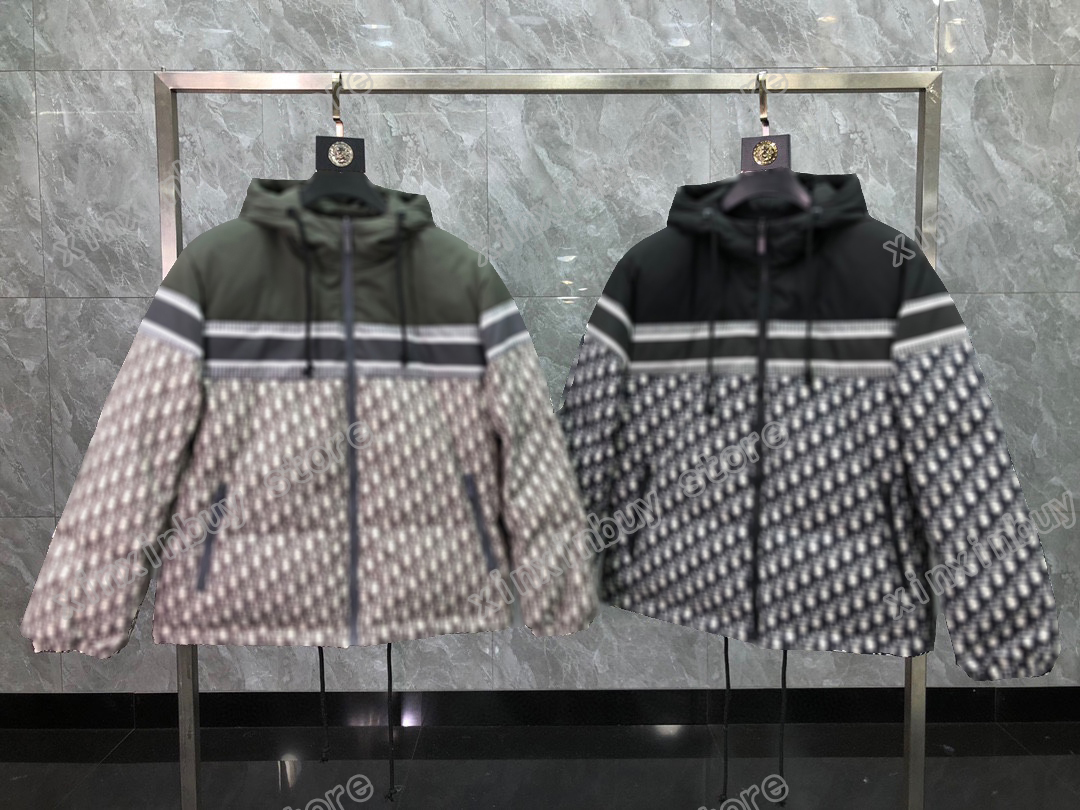 

21ss men designers Jackets Down Parkas Hooded Double sided Mountain pattern clothes mens Coats Outerwear Clothing gray Black white M-2XL, D02