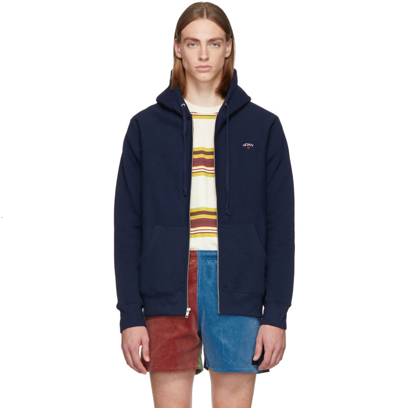 

2021 New Noah+ Zip-up Small Embroidery Women Hoodies Hiphop Men Casual Hooded Hoodie Noah Street Xe4n, 15