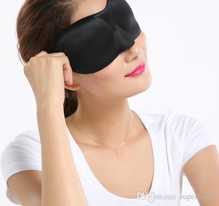 

ravel 3D Eye Mask Sleep Soft Sponge Padded Shade Cover Rest Relax Sleeping Blindfold Aid Eyemasks gift Accessories