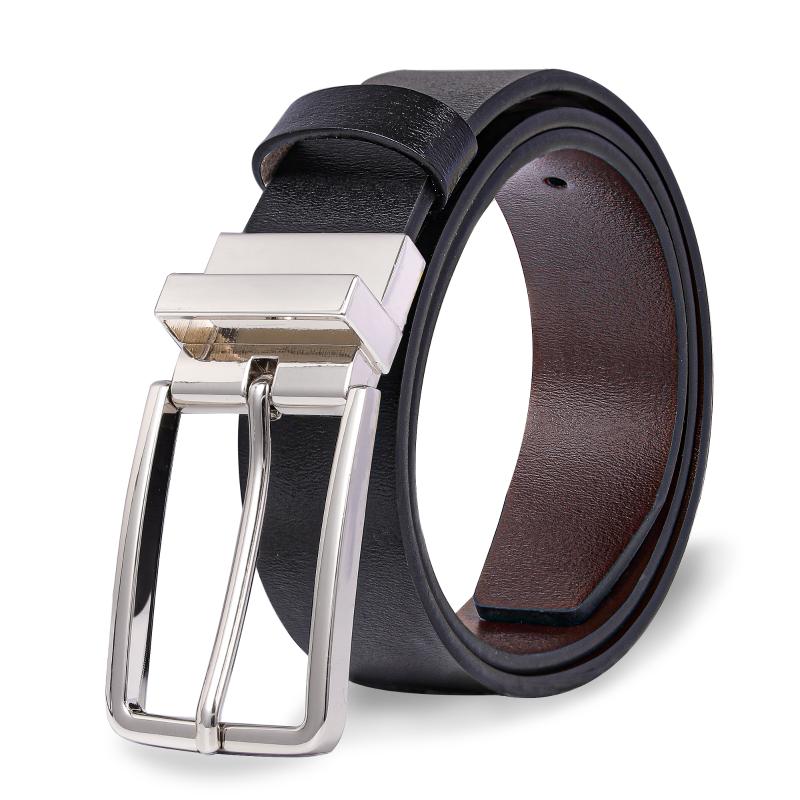 

Belts Women's Classic Double-sided Reversible Belt Leather Black Brown Fashion Luxury Denim Accessories
