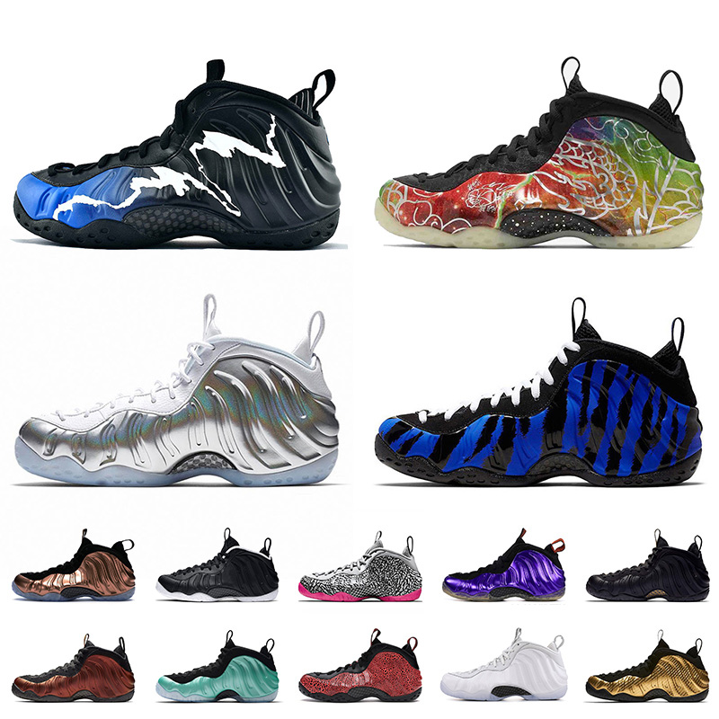

2021 Hot Fashion Penny Hardaway shoes Foamposite One White Black Aurora Cracked Lava Elephant Print CRIMSON BEIJING Mens Basketball Shoe Trainers Sneakers, 40-47 (3)