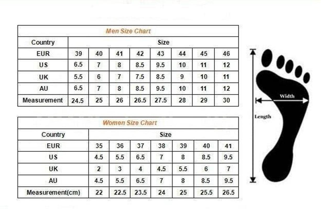 Таблица размеров обуви uk wide Fit