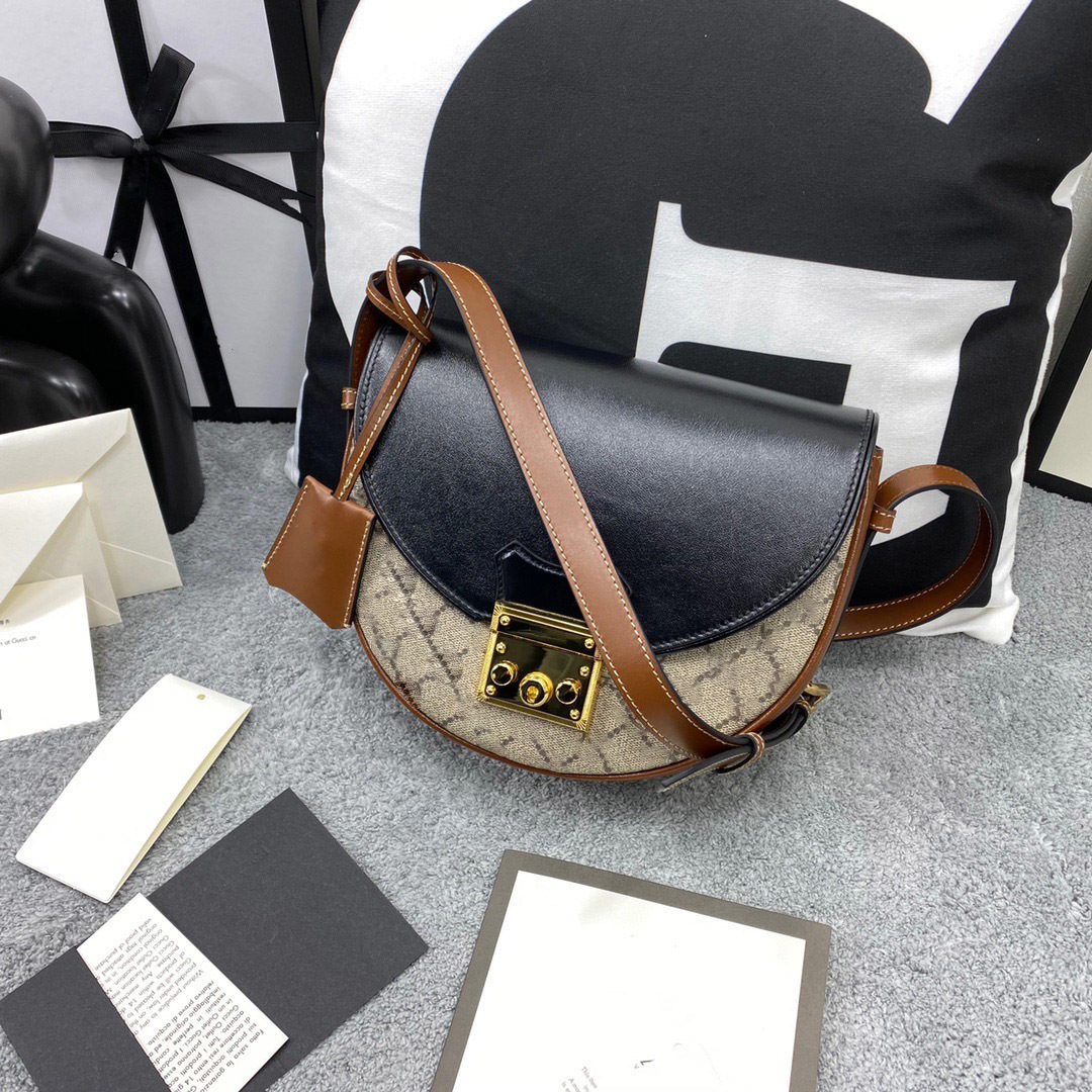 

New shoulder bags Women handbag Crossbody bag brands designer handbags high quality flower printing bag size:22*19.5*6.5cm1, Brown