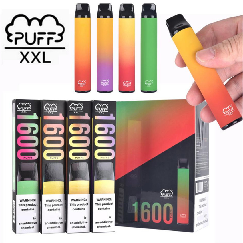 

Disposable Prefilled Vape Pen 6.5ml 1600 Puffs 1000mAh Battery Puff Bar XXL VS Puff Plus Xtra Puffbars