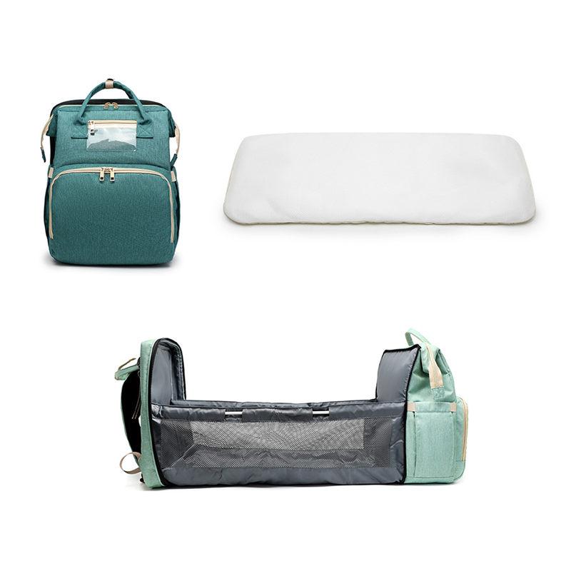 

Storage Bags Waterproof Mummy Bag Portable Folding Crib Multi-function Large-capacity Maternity Baby Out-of-bed Backpack U2