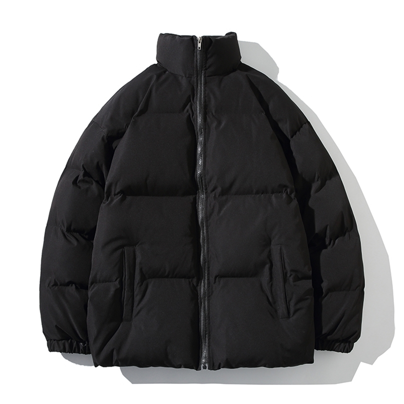 

LEGIBLE Men's Winter Jacke Casual Oversize Stand Collar Thick Jacket Mens Coat Loose Parkas Man 211204, Pink