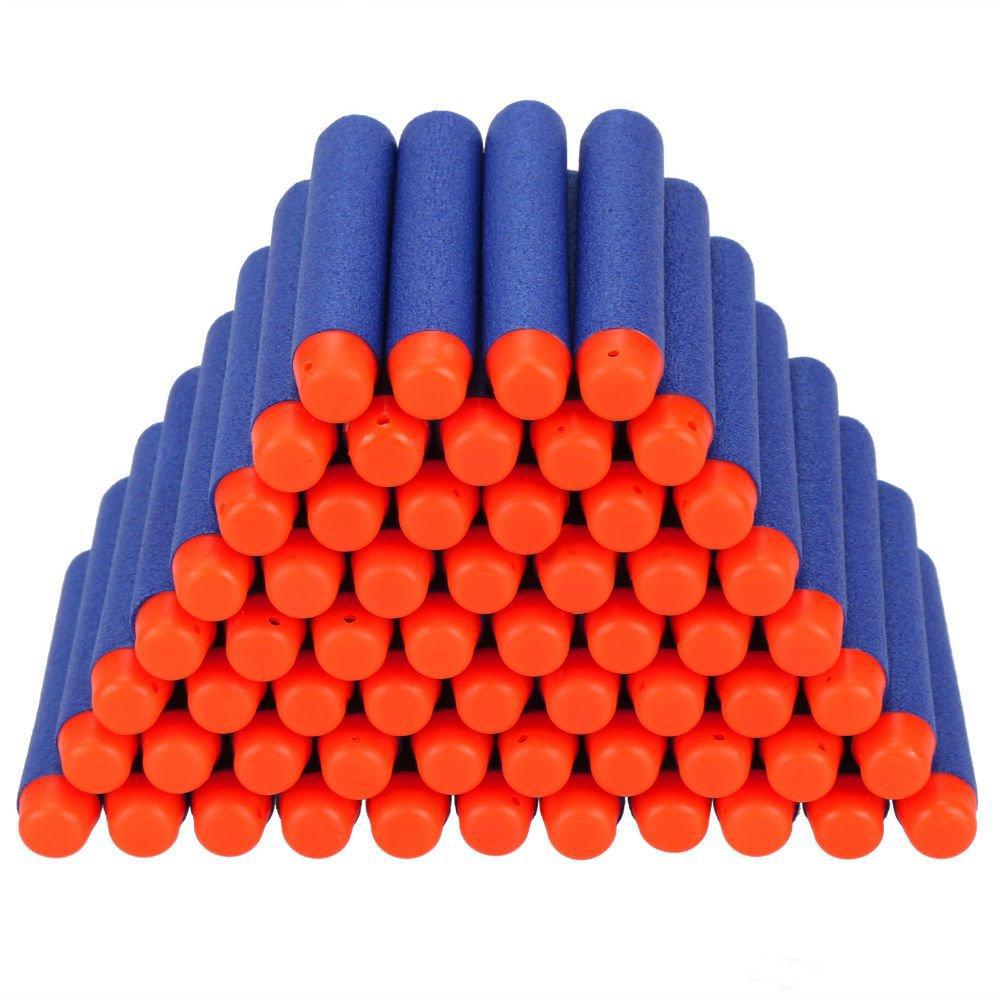 

Hot 7.2cm For NERF N-Strike Elite Series Refill Blue Soft Foam Bullet Darts Gun Toy Bullet 10pcs/lot FY9390