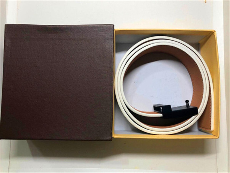 

Fashion Big buckle genuine leather belt with box designer belts men women high quality new mens belts AA4 Compare with similar Items, Black;brown