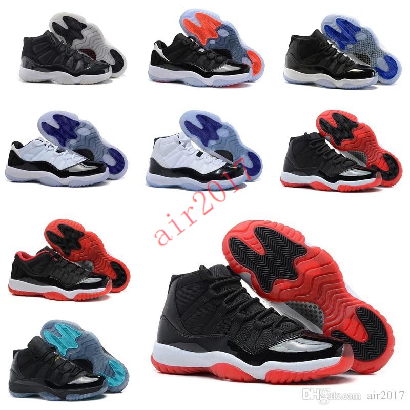 

2021 Boots 11 Bred Concord 25th Anniversary Basketball Shoes Men 11s Red Blue white black Sneakers 36-45 HHGF1X58