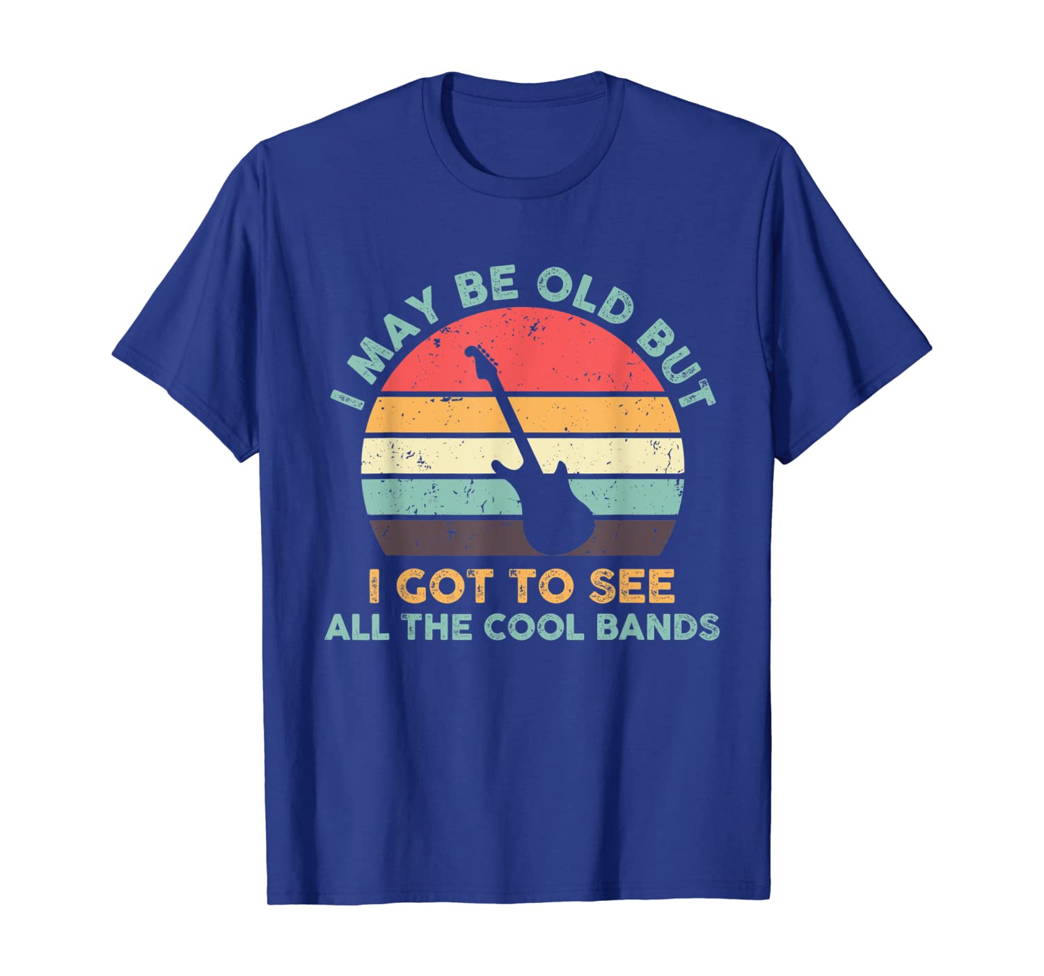 

I May Be Old But I Go To See All The Cool Bands Music Tshirt, White;black