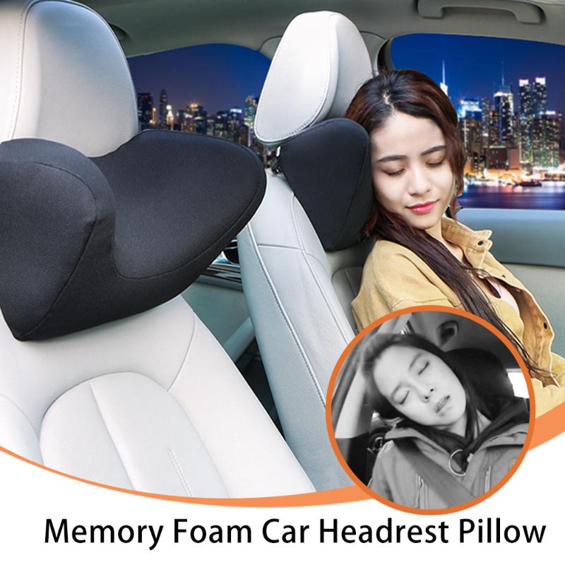 

Seat Cushions Car Neck Pillow Head Rest Auto Memory Foam Support Protector Automobiles Headrest Protection Universal Decor