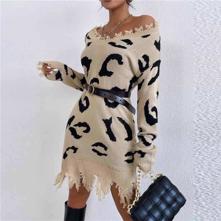 

Women's Sweaters Women Sweater Casual Slim Pullover O-neck All-match Knitted Top Jumper Fall Long Sleeve Chic Knit Dress, White;black