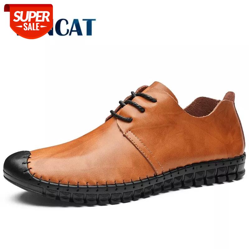 

Vancat 2019 New Big size 38-48 Casual Shoes Loafers Men Shoes Quality Handmade Leather Driving Men Flats Moccasins #BT07