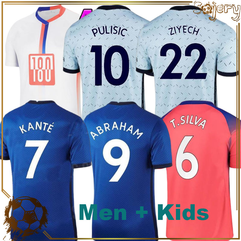 

Soccer Jerseys 2021 CFC PULISIC ZIYECH HAVERTZ Football Shirts KANTE WERNER ABRAHAM MOUNT JORGINHO GIROUD Men Kids Kit 4th, Black;yellow