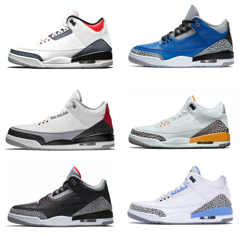 

Sale Of Jumpman 3 3s Manuscript Basketball Sneakers White Cement Racing Blue Black Purple Flame Red JTH JORDÁN Rice White Cool Gray Hurricane Chicago Sneakers