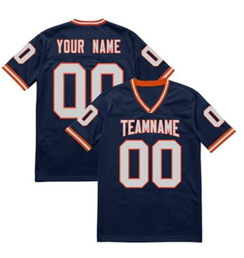 

Custom Football Jersey Personalized Stitched Dallas Tennessee South Florida Any Name and Number Short Sleeve Sports Uniform Adult