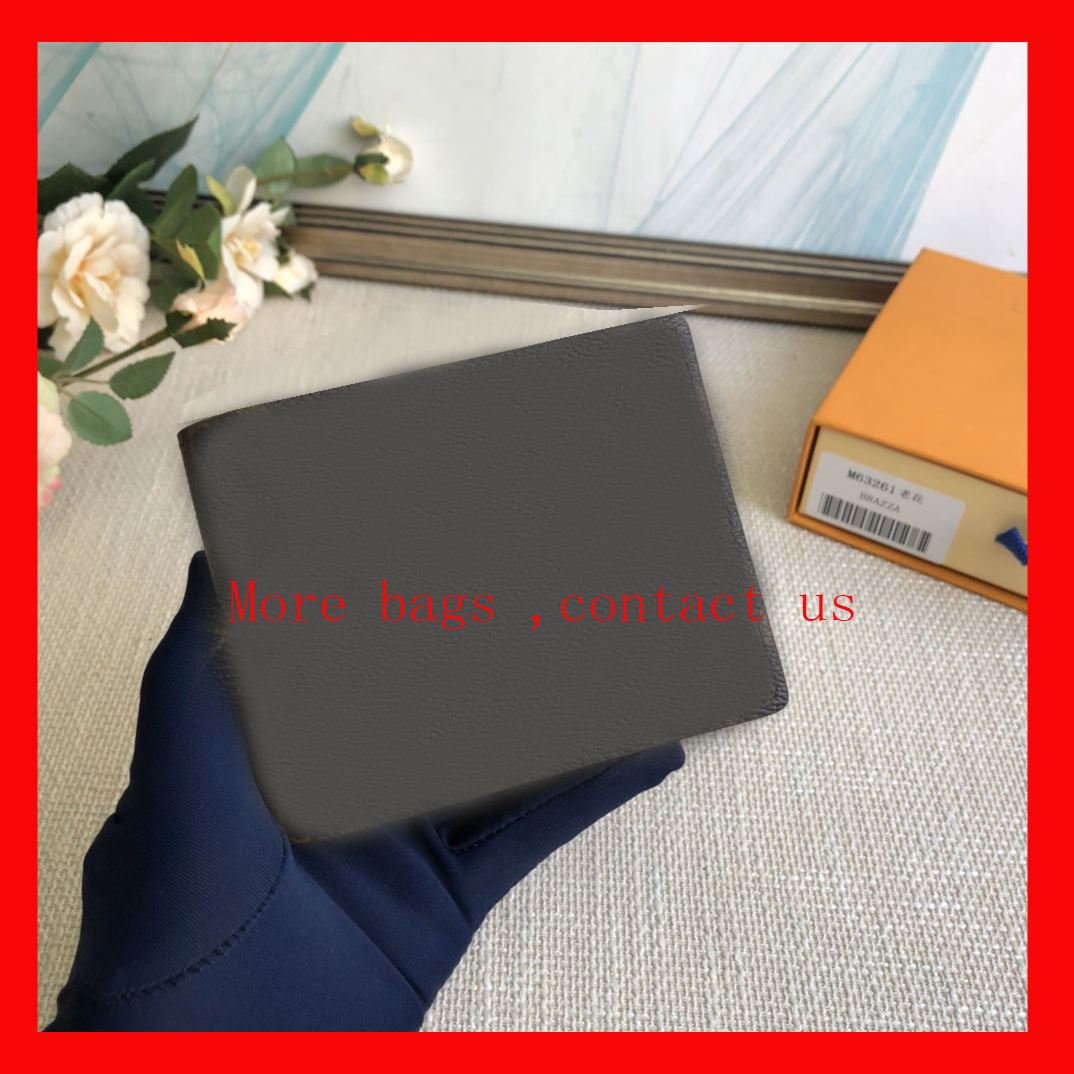

Mens Wallets Holders Purses High quality leather men's wallet short styles fashion card Holder black brown 2 color with box, No for wallet;for shipping cost