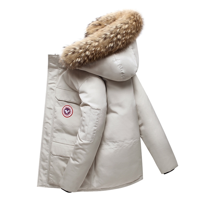 Goose men's and women's same edition fashion Canadian work clothes 2020 white duck hooded down jacket
