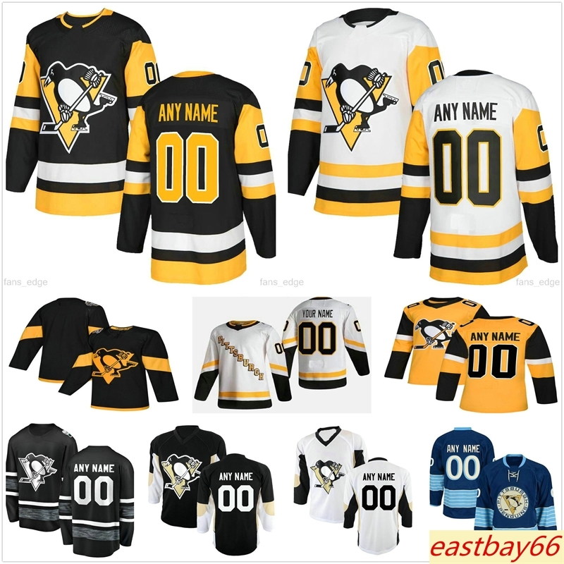 

Custom Men Women Kids Youth Pittsburgh Penguins Juuso Riikola Kasperi Kapanen Marcus Pettersson Mark Jankowski Maxime Lagace Hockey Jerseys, Black;red