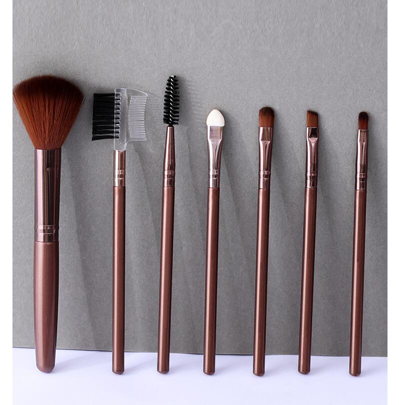 

7PCS/Set Handle Premium Synthetic Brush, Kabuki Eyeshadow Blending Face Powder Blush Concealers Eye Shadows Make Up Brushes Kit