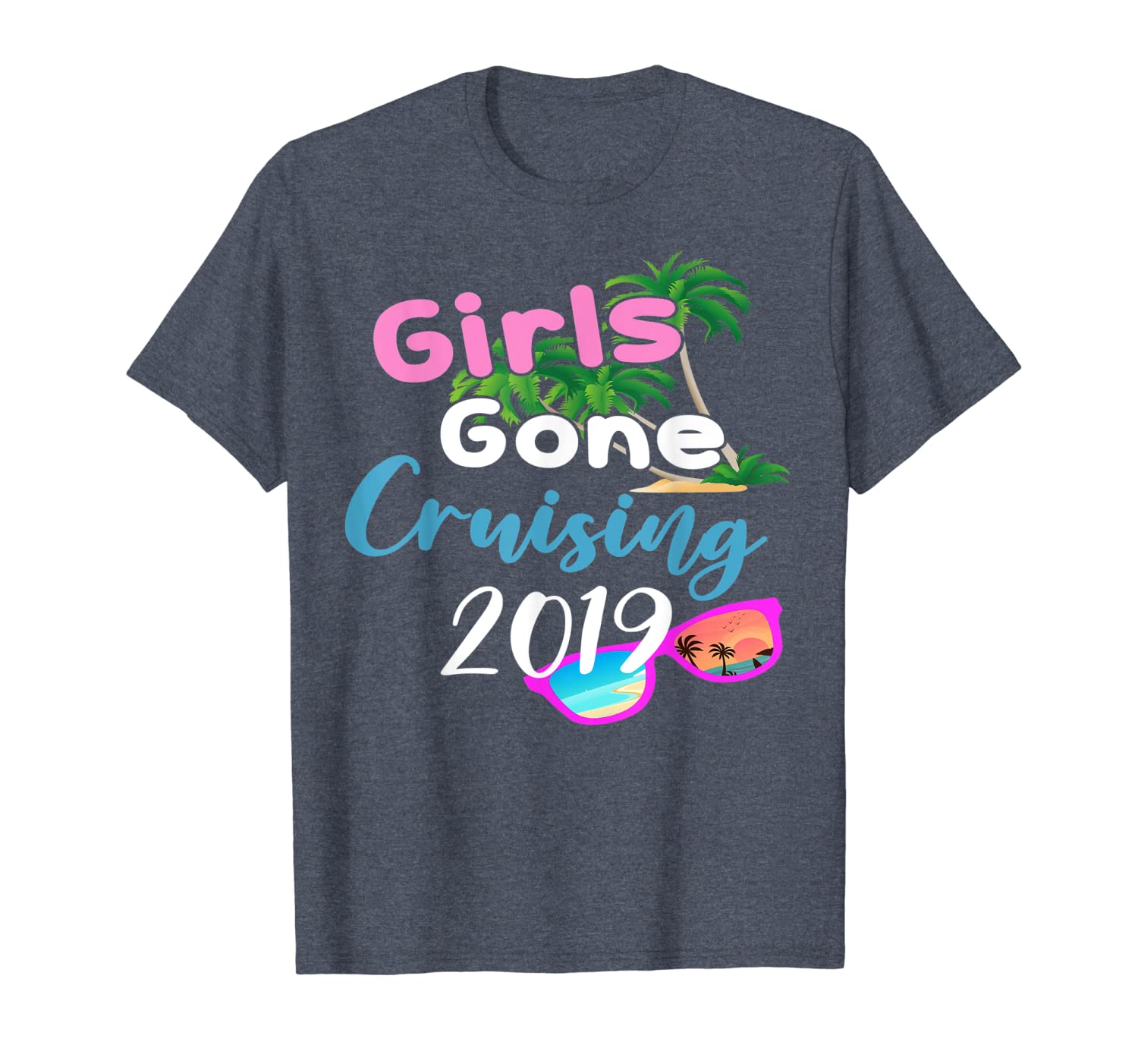 

girls gone cruising t-shirt cruise vacation 2019 trip tshirt t-shirt, White;black