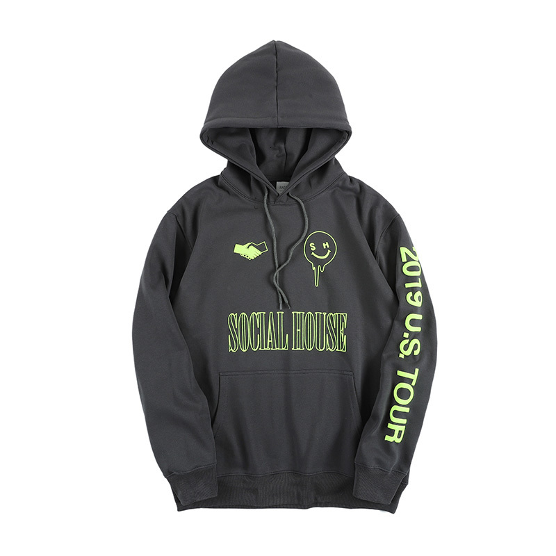 

2021 New Harajuku Camisola Dos Homens Carta Impresso Pulver Coisas Estranhas Hoodies Masculino e Feminino Hip Hop Oversize Terry Hoodie 3ghk, Black