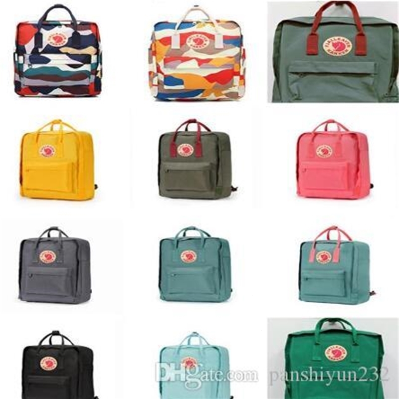 

Top Sell Fjallrave - Kanken Original Backpack Kids And Women Fashion Style Design Bag Canvas Waterproof Swedish Arctic Fox Bags 7L 16L 20L