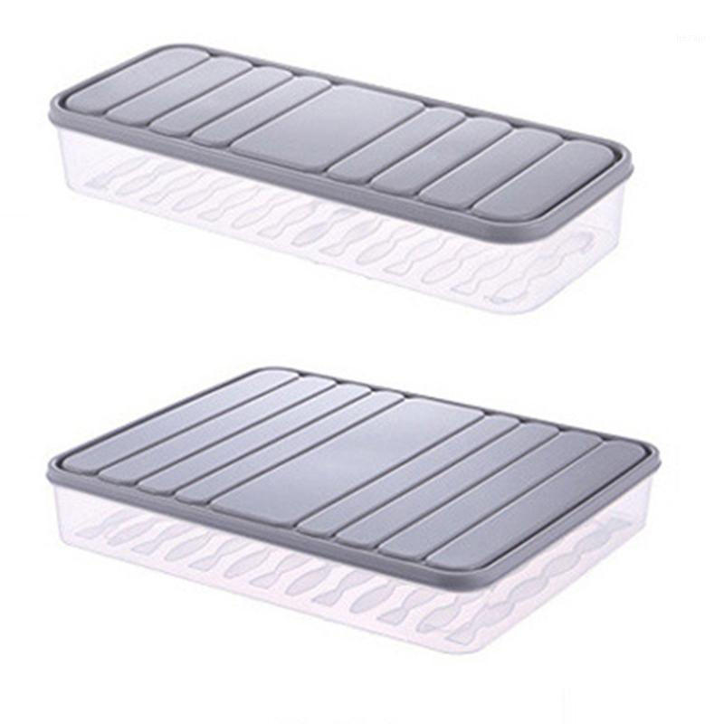 

Storage Bottles & Jars Refrigerator Food Container With Lid Sealed Crisper Fresh Box Spacer Organizer Case