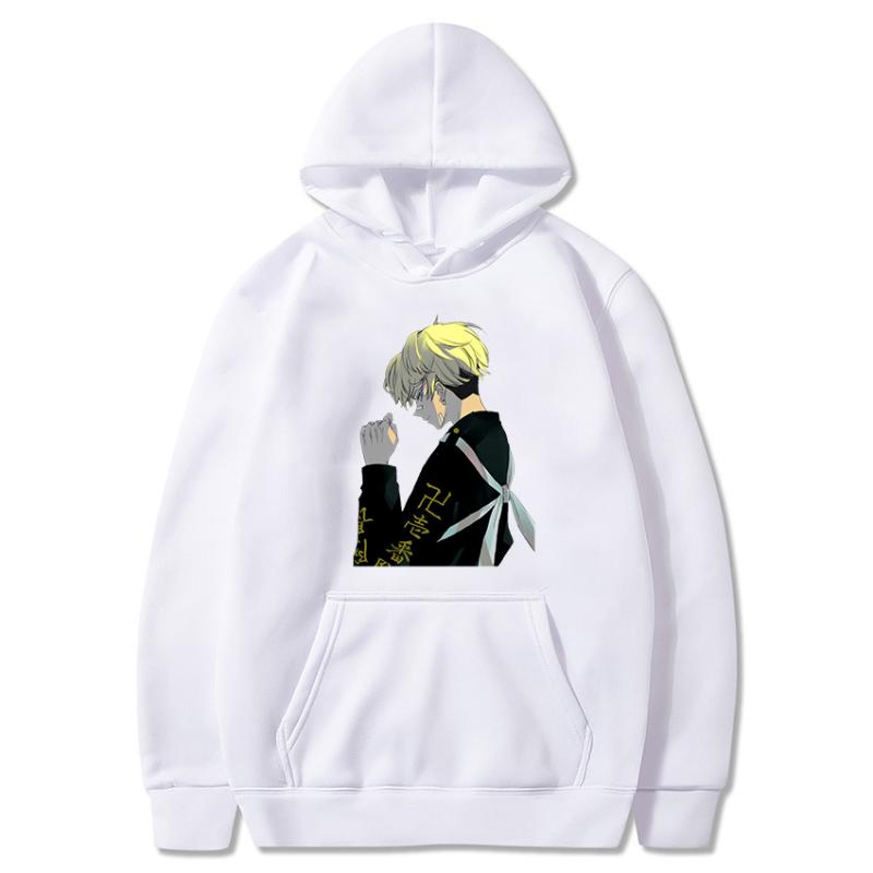 

Women's Hoodies & Sweatshirts Tokyo Revengers Japanese Anime Print Hoody Female Fleece Warm Long Sleeve Fashion Graphic Cotton Hooded Clothe, Black