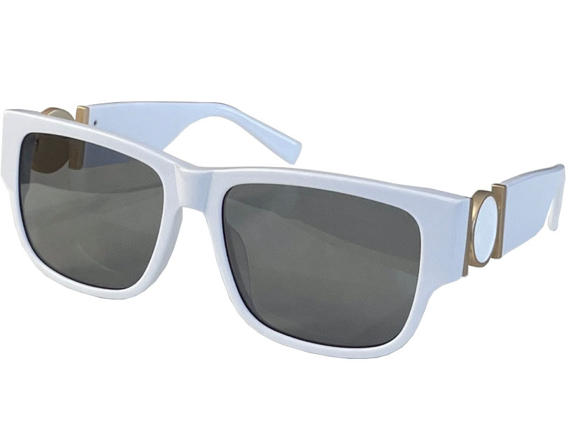 

Sunglasses For Women Men Summer style Anti-Ultraviolet 4369 Retro Shield lens Plate Rectangle full frame fashion Eyeglasses Random Box