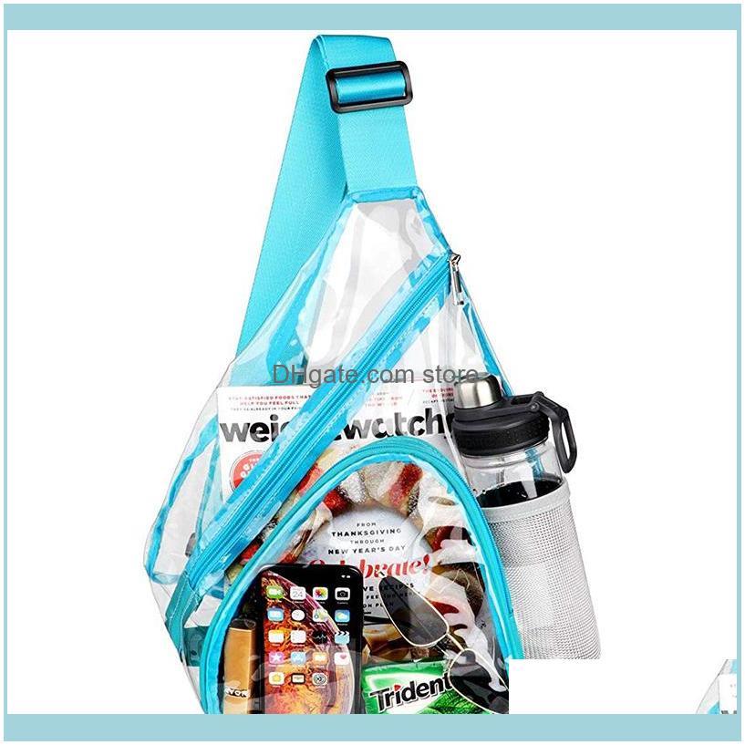 

Toiletry Kits Sport&Outdoor Packs Bags Lage & Aessoriesstadium Appd Sports Triangle Shaped Pvc Bag Clear Chest Backpack See Through Purse D