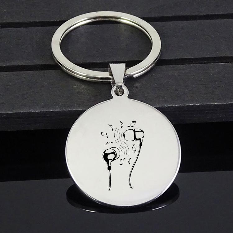 

Keychains Drop Headset Keychain Listing Disc Jewelry For Men And Women Factory Wholesale YP7433