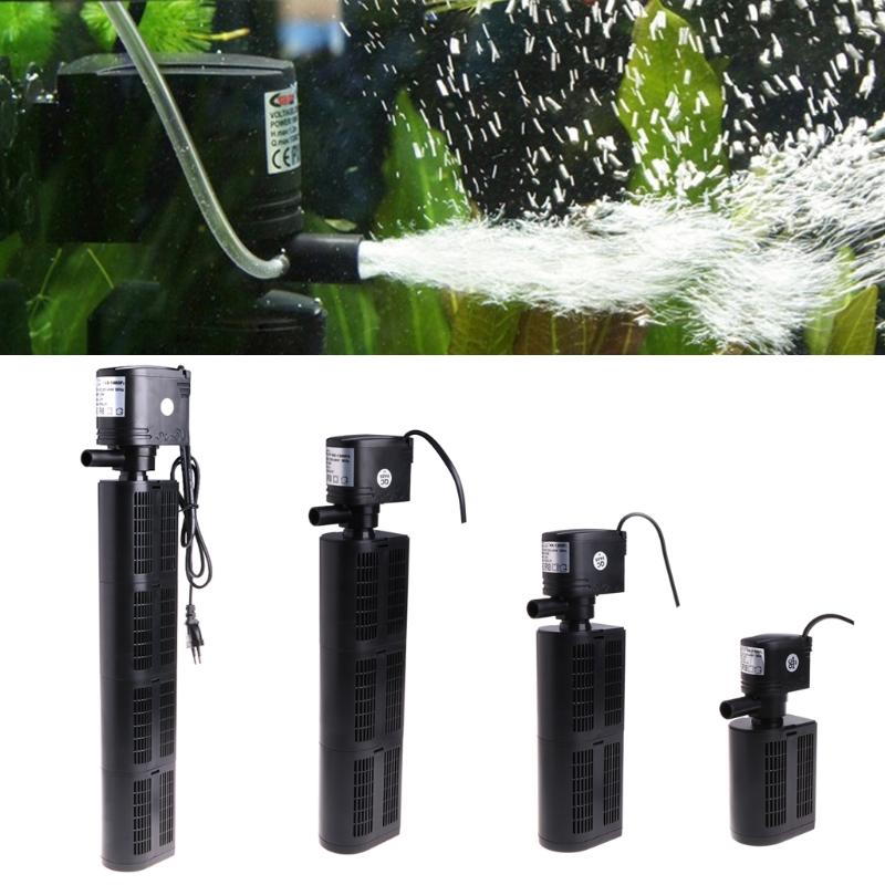 

EU Plug Submersible Filter Pump Water Internal For Aquarium Fish Tank Pond 12/18/25/35W
