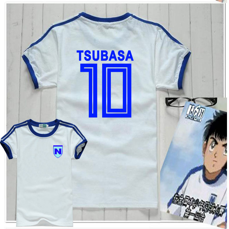 

Adult Kids Chidlren football t-shirts Captain Tsubasa Tsubasa Ozora cosplay Jerseys Fashion Japan cotton Youth soccer men women t shirt