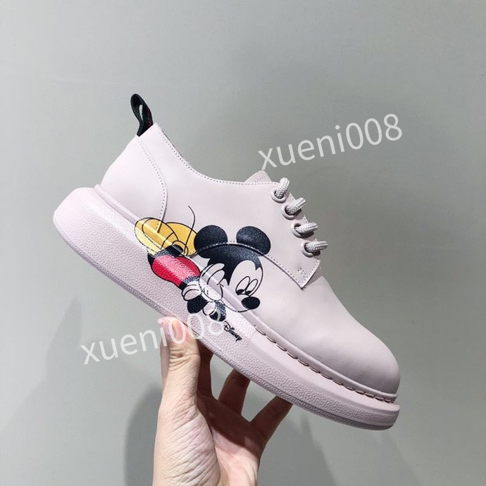 

ladies graffiti shoes Mens 35-41 leather casual shoe flowers Platforms Print pattern fashion personality wild couple sneakers women xrx200430, Choose the color