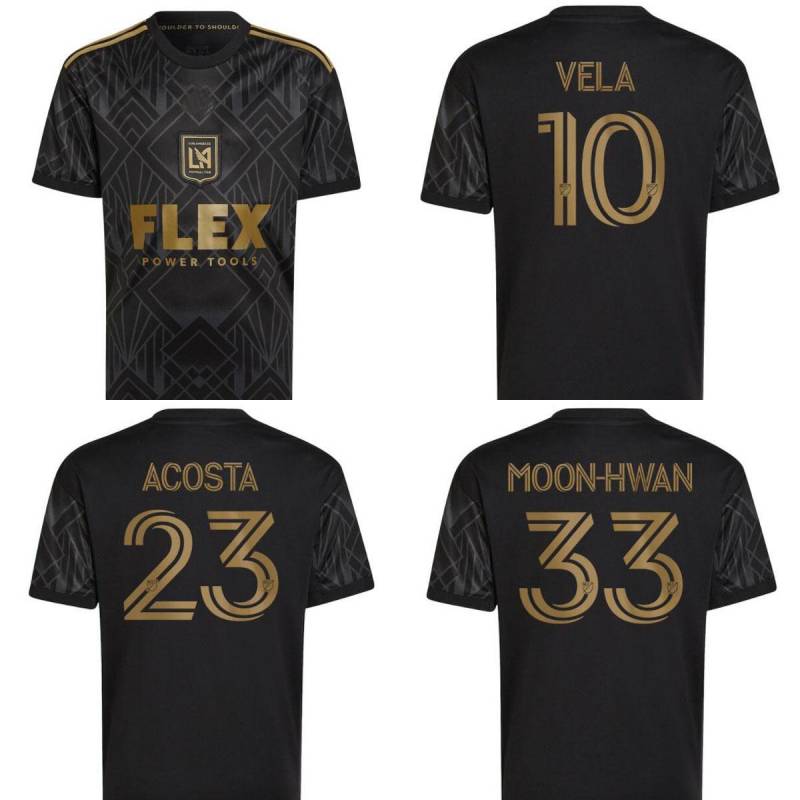 

2022 Los Angeles FC Soccer Jersey LAFC #9 ROSSI #10 VELA Home Away Uniform Mens #7 BLESSING MOON-HWAN KAYE Football Shirt