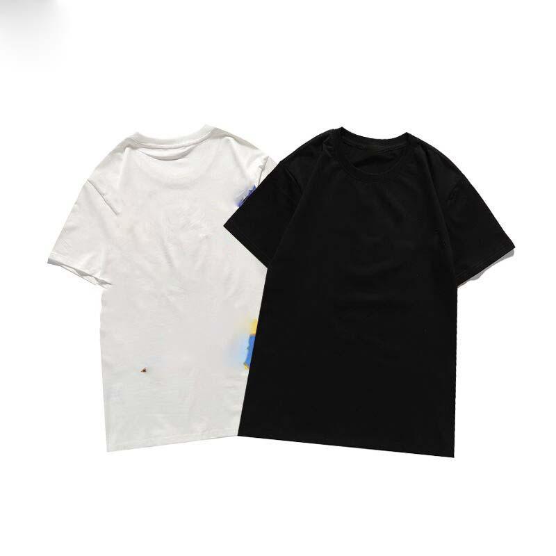 

2021 Mens T shirt summer leisure T shirt fashion shirt letter printing classic fashion womens mens short sleeves, White;black